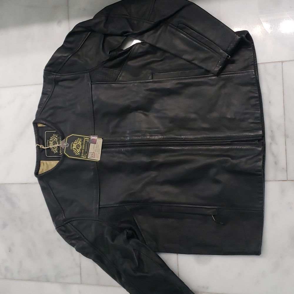 Roland Sands Design Men's Barfly Black Leather Jacket